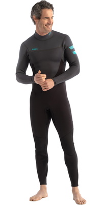 2026 Jobe Mens Perth 3/2mm Back Zip Wetsuit 303521002 - Graphite / Grey